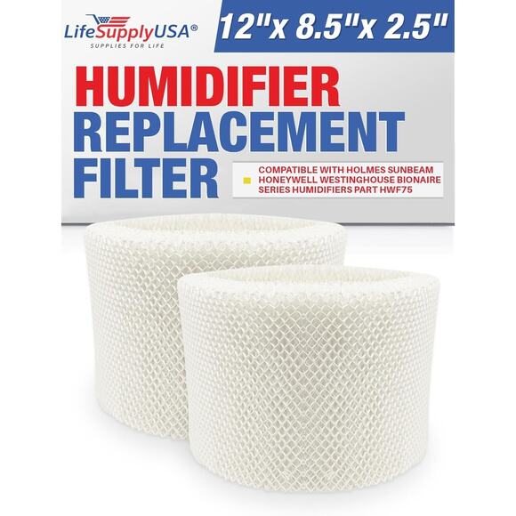 2 Pk Humidifier Filter Replacement HWF75 Wick Filter D Compatible Holmes Sunbeam - Picture 3 of 9
